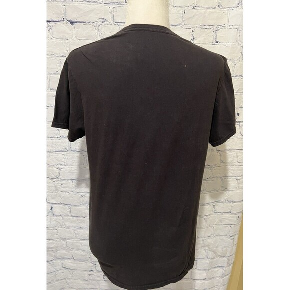 Classic MTV Logo Distressed Checkered Print Premium T-Shirt Medium - Picture 4 of 5